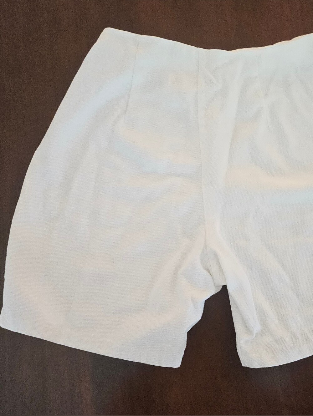 White 60s Shorts